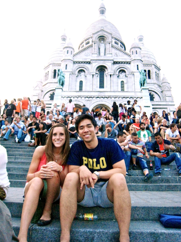 Andrew and I on Steps of Sacre-Coeur_2